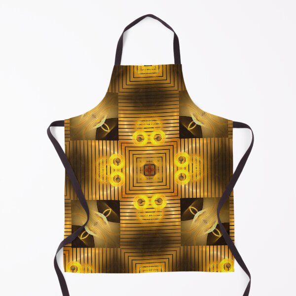 Item preview, gold and brown lined checkerboard with squares designed and sold by effervescence.