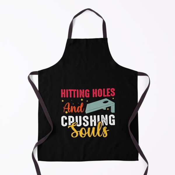 Item preview, Hitting Holes & Crushing Souls-cornhole gift idea designed and sold by BRtisticDesigns.