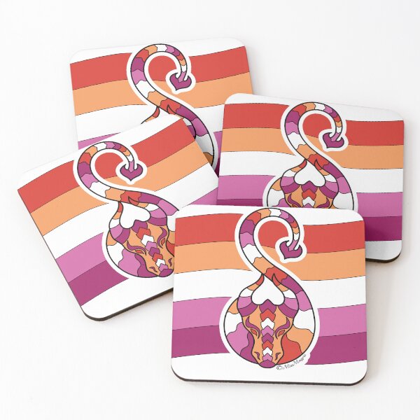 Item preview, Lesbian Pride Dragon  designed and sold by MizMagpie.