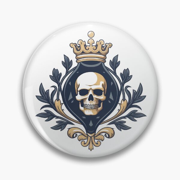 Artikelvorschau, Skull and Gold Crown entworfen und verkauft von CoutureCrypt.