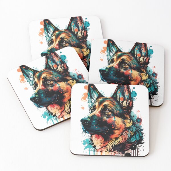 Item preview, German Shepherd, Intelligent and Protective Dogs designed and sold by MVDigitalArt.