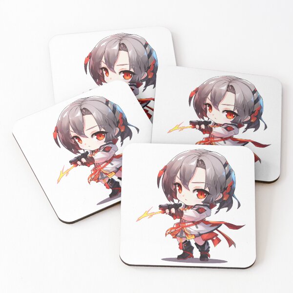 Item preview, Honkai Star Rail Chibi Jing Yuan Red designed and sold by Ayzenstickers.