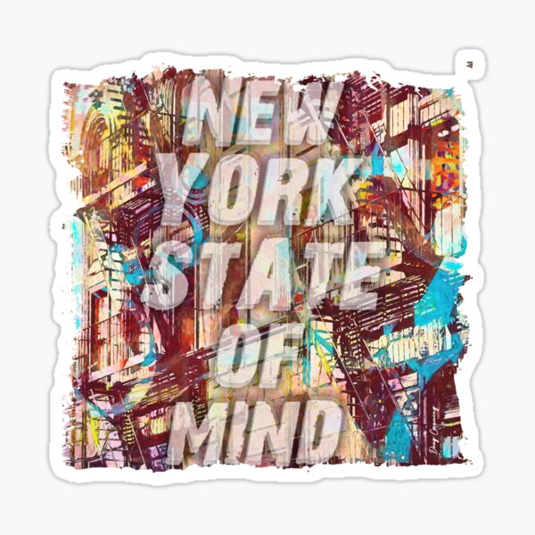 New York Concrete Jungle Lyrics Music Bedroom Decal Wall Art Sticker  Picture