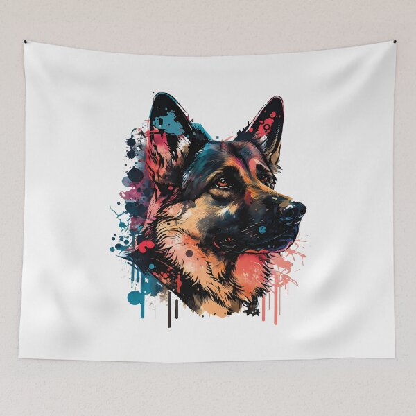 Item preview, German Shepherd, Intelligent and Trainable Dogs designed and sold by MVDigitalArt.