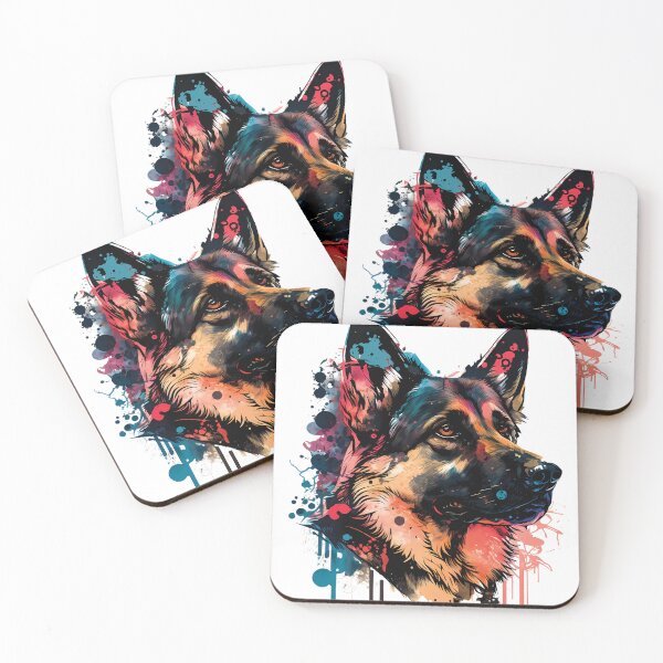 Item preview, German Shepherd, Intelligent and Trainable Dogs designed and sold by MVDigitalArt.