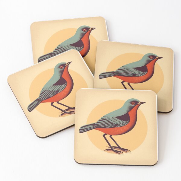 Item preview, A Beautiful North American Bird - The Robin Illustration designed and sold by RobertConklin.