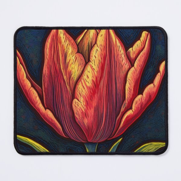 Item preview, Orange Flame Tulip Bloom designed and sold by EpicFoxArt.