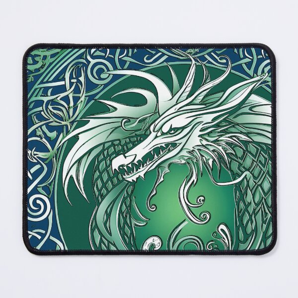 Item preview, Green viking dragon, celtic ornament, viking dragon, for the husband, viking ornament, for dad, dad, happy dads day designed and sold by PRYMULLART.