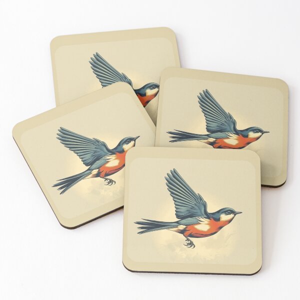 Item preview, A Beautiful North American Bird - The Robin in flight designed and sold by RobertConklin.