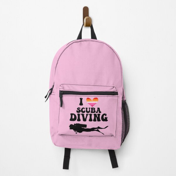 Item preview, I Heart Scuba: Lesbian Pride (Black) designed and sold by Zia Frazier.