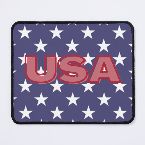 Item preview, USA July 4th Flag Square Red White Blue Stars designed and sold by Sunshine-Dreams.