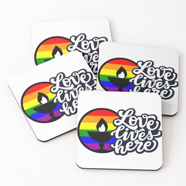 Item preview, Love lives here LGBTQ Unitarian Universalism  designed and sold by KCAbdelnour.