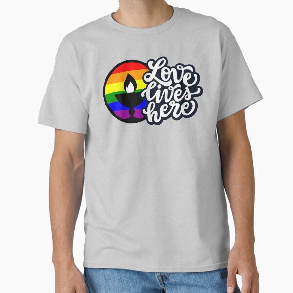 Item preview, Love lives here LGBTQ Unitarian Universalism  designed and sold by KCAbdelnour.