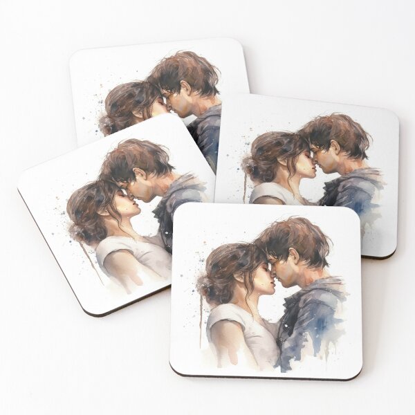 Item preview, Young Lovers Kissing designed and sold by libanmax.