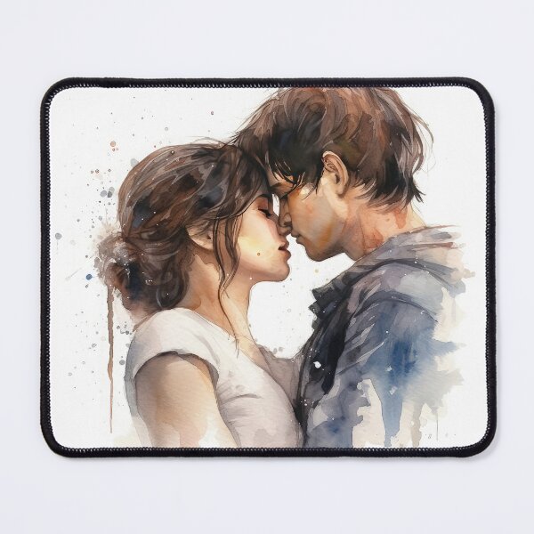 Item preview, Young Lovers Kissing designed and sold by libanmax.