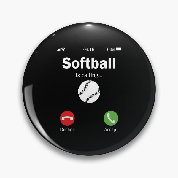 Item preview, Softball is calling-gift idea for softball players designed and sold by BRtisticDesigns.