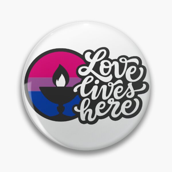 Item preview, Love lives here LGBTQ bisexual Unitarian Universalism  designed and sold by KCAbdelnour.
