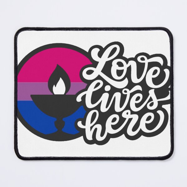 Item preview, Love lives here LGBTQ bisexual Unitarian Universalism  designed and sold by KCAbdelnour.