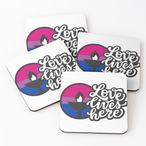 Item preview, Love lives here LGBTQ bisexual Unitarian Universalism  designed and sold by KCAbdelnour.