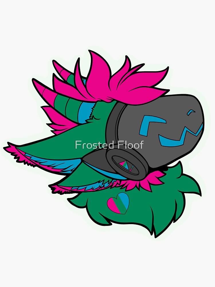 Protogens - Leaf Ver. Sticker for Sale by Cool-Koinu