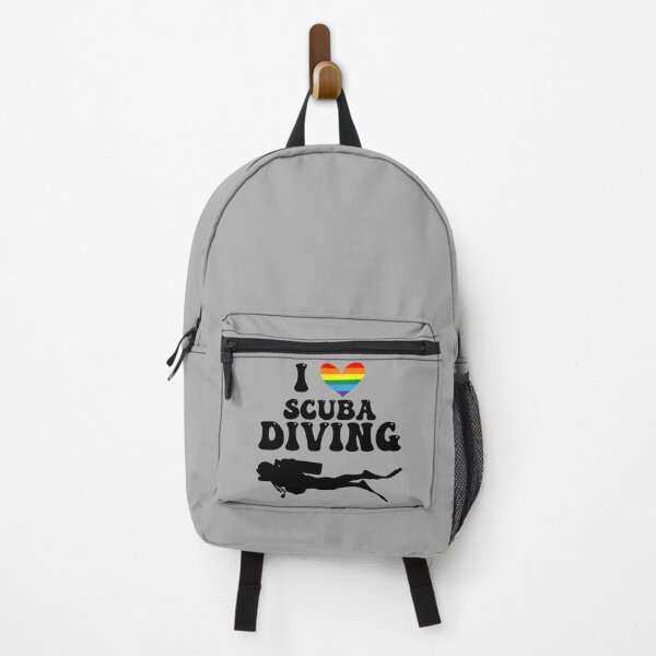 Item preview, I Heart Scuba: Gay Pride (Black) designed and sold by Zia Frazier.
