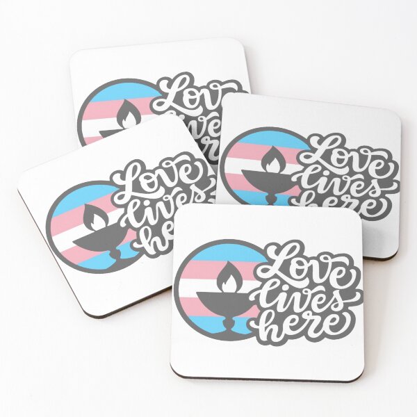 Item preview,  Love lives here LGBTQ transgender Unitarian Universalism  designed and sold by KCAbdelnour.