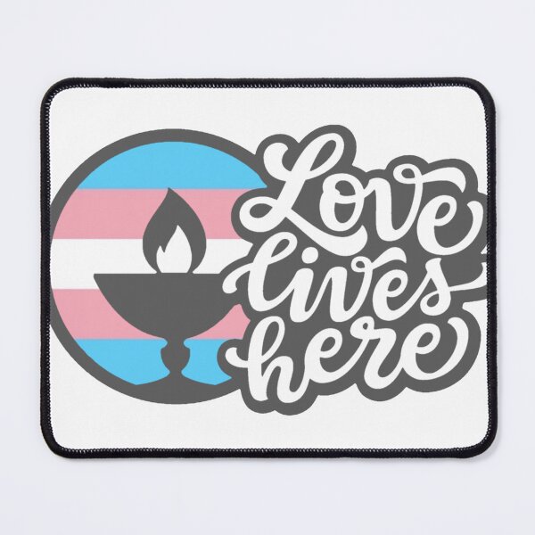 Item preview,  Love lives here LGBTQ transgender Unitarian Universalism  designed and sold by KCAbdelnour.
