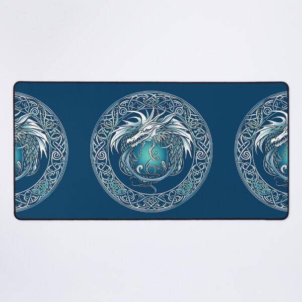 Item preview, blue viking dragon, viking motif, blue dragon, for dad, dad, for the husband, happy dads day designed and sold by PRYMULLART.