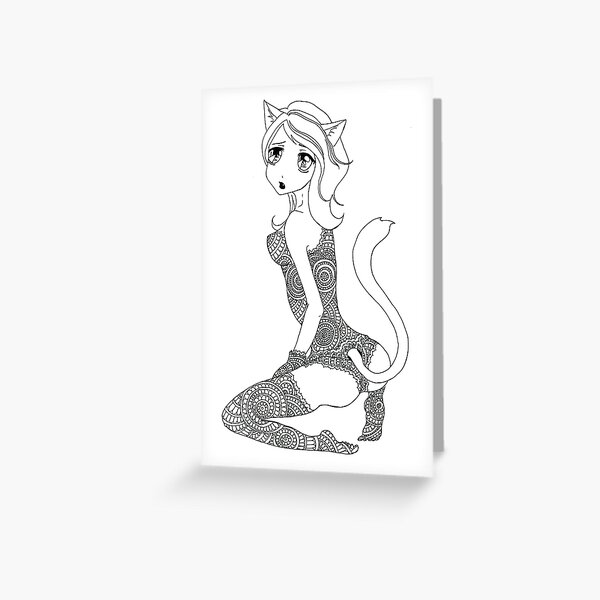 Nekomimi Greeting Card
