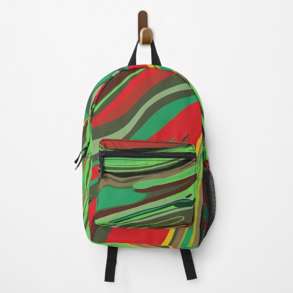 Item preview, Red green abstract designed and sold by ArtKseniia.