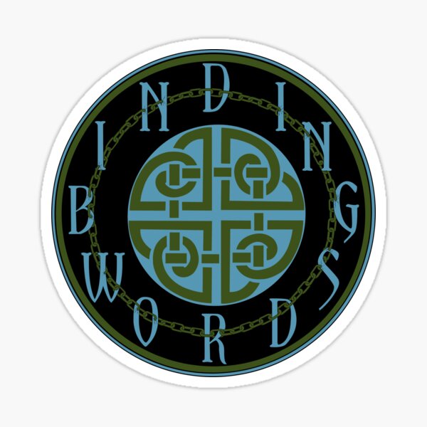 Binding Words Logo Sticker