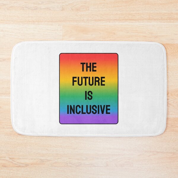 Item preview, Inclusive Pride - The Future Is Inclusive - Gay Flag Rainbow designed and sold by Inspirationmotivation.