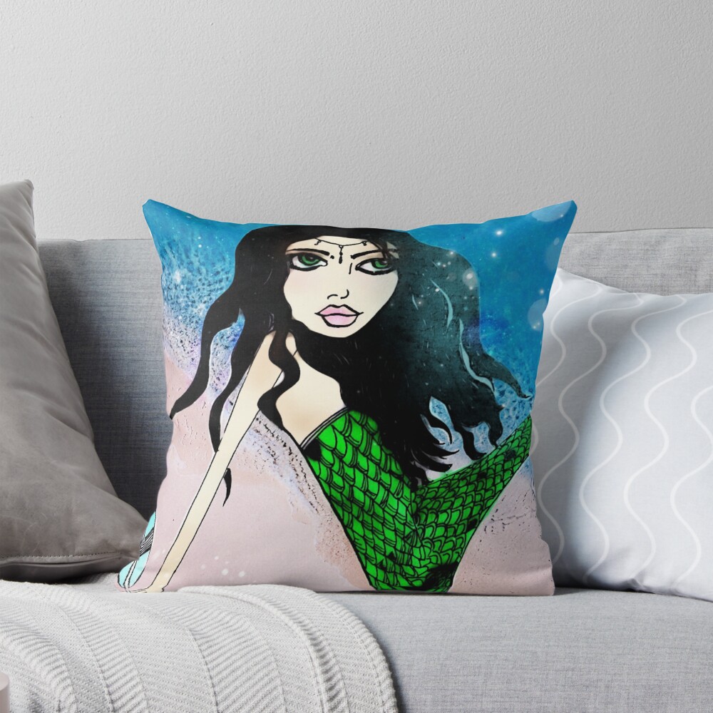 Item preview, Throw Pillow designed and sold by lesinfin.