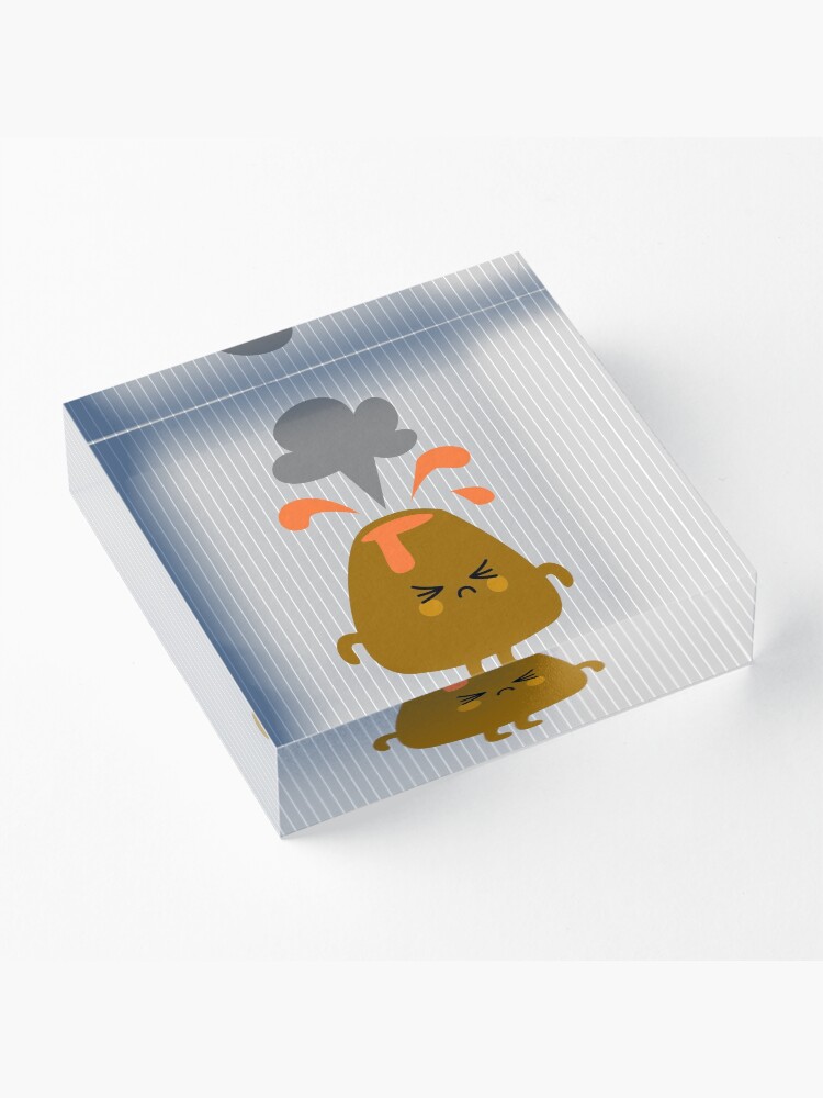 Alternate view of Volcanology Acrylic Block