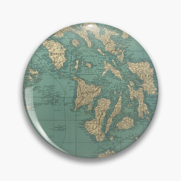 Item preview, Vintage Map of The Phillipines (1903)  designed and sold by BravuraMedia.