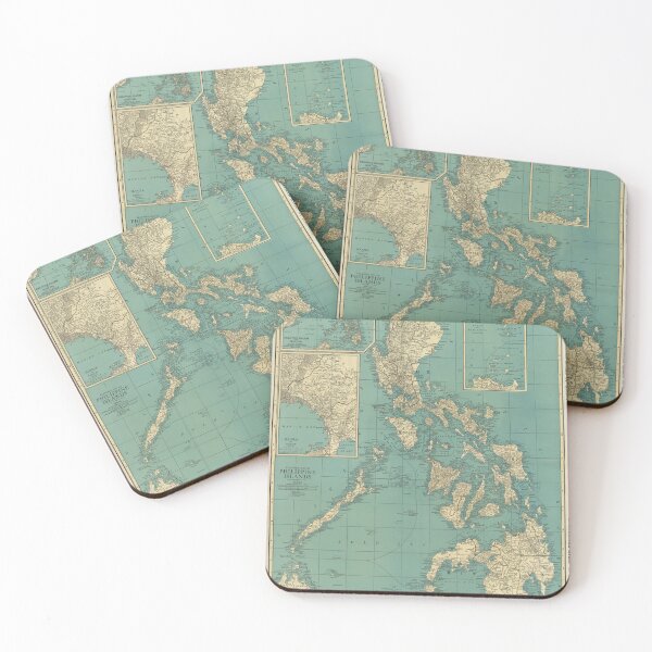 Item preview, Vintage Map of The Phillipines (1903)  designed and sold by BravuraMedia.