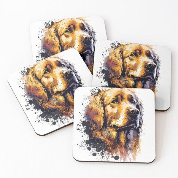 Item preview, Golden Retriever, Friendly and Intelligence Dogs designed and sold by MVDigitalArt.