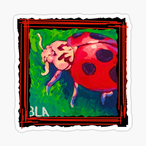Item preview, Lady Bug Oil Painting designed and sold by BethanyLoraine.