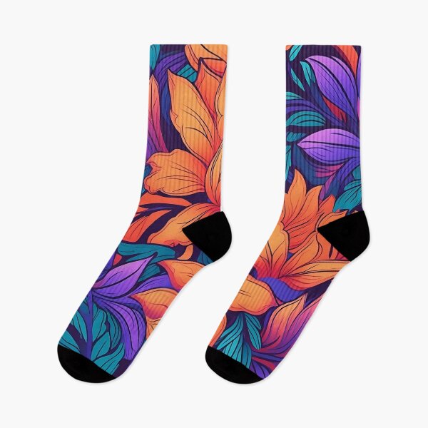 Item preview, Vibrant Neon Floral Pattern: Infuse Life and Style Into Your Surroundings designed and sold by butani4.