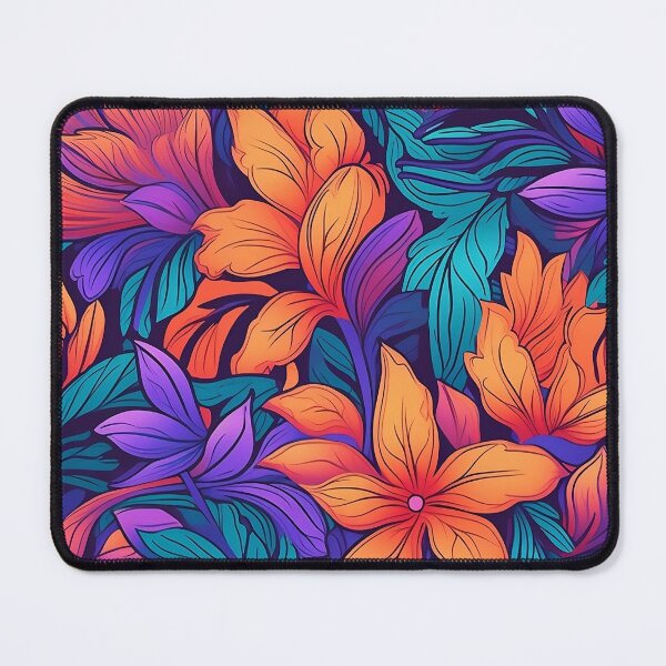 Item preview, Vibrant Neon Floral Pattern: Infuse Life and Style Into Your Surroundings designed and sold by butani4.