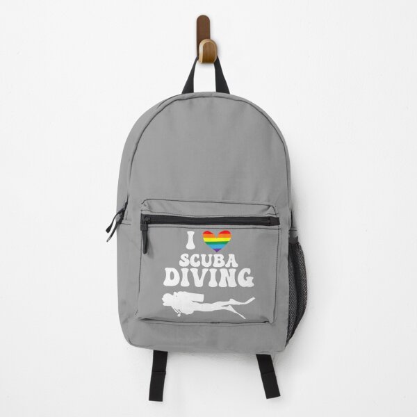 Item preview, I Heart Scuba: Gay Pride (White) designed and sold by Zia Frazier.