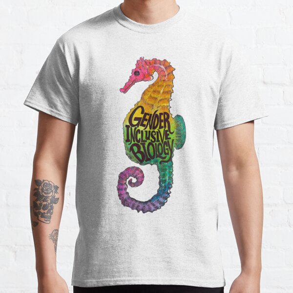 Item preview, Rainbow Seahorse Dad designed and sold by GenderInBiology.