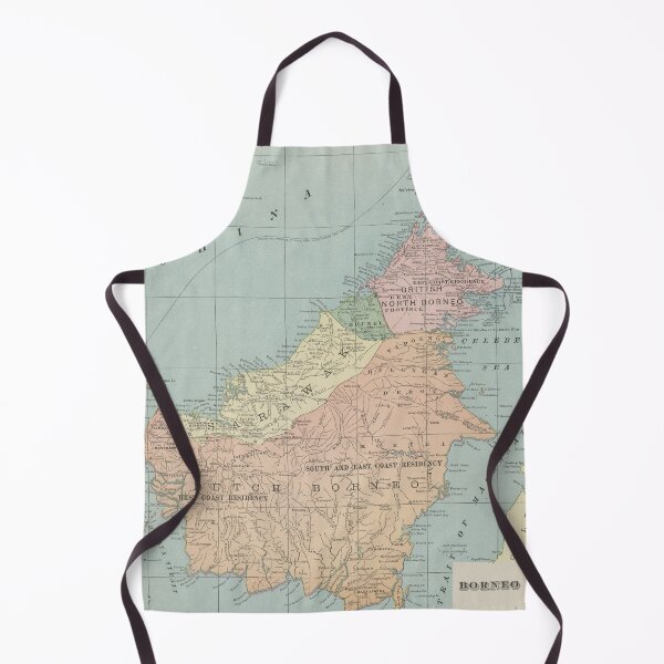 Item preview, Vintage Map of Borneo Island (1901) designed and sold by BravuraMedia.