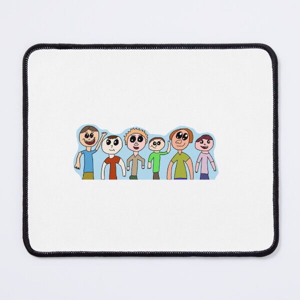 Item preview, Funny Group of 6 Guys Friends Drawing designed and sold by SunnieCoast.