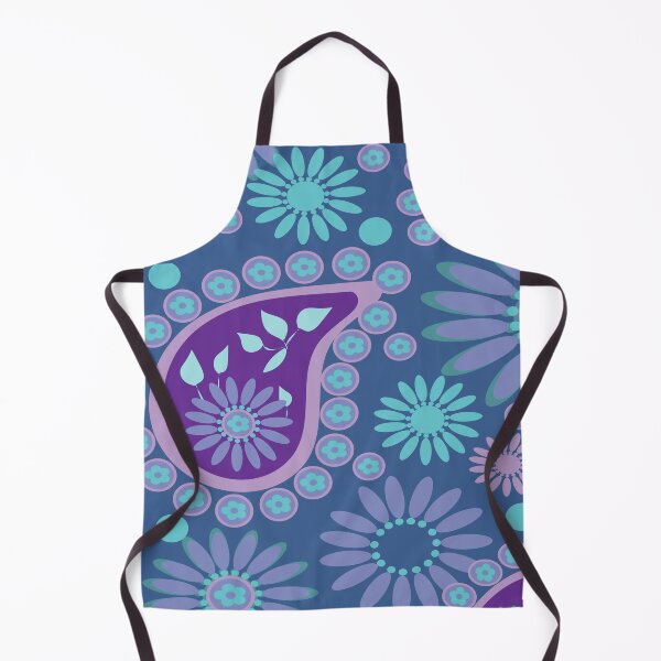 Item preview, Peppy Paisley (Medium Blue) designed and sold by ClubCreativeArt.