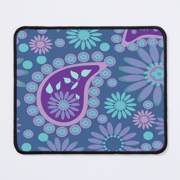 Item preview, Peppy Paisley (Medium Blue) designed and sold by ClubCreativeArt.