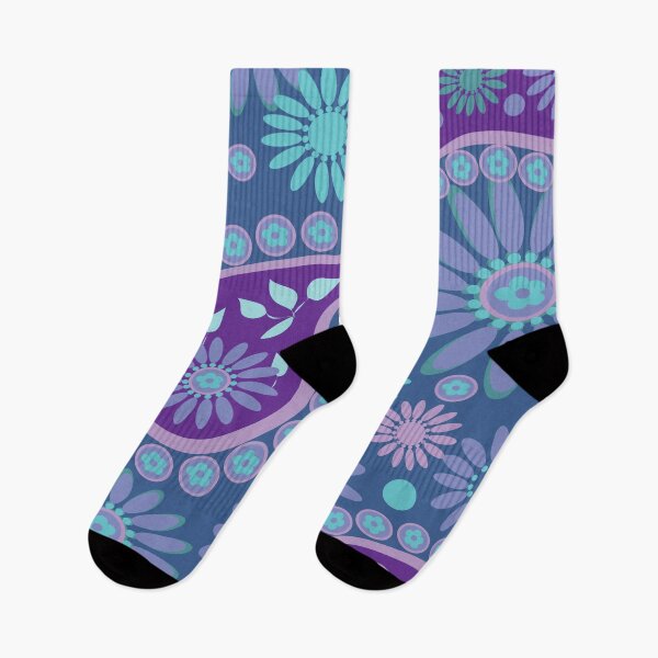 Item preview, Peppy Paisley (Medium Blue) designed and sold by ClubCreativeArt.