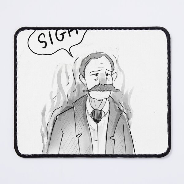 Item preview, The Somewhat Weary Spirit of Sir Arthur Conan Doyle designed and sold by jabbageart.