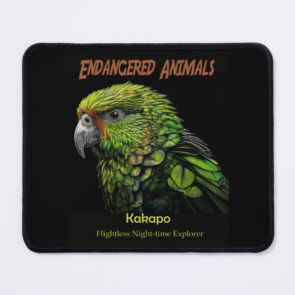 Artikelvorschau, Kakapo: Flightless Night-time Explorer entworfen und verkauft von JLCableStudio.