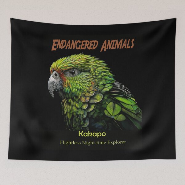 Item preview, Kakapo: Flightless Night-time Explorer designed and sold by JLCableStudio.